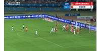 维塔尔传中，让·克劳德顶进，海港以2-1逆转河南。
